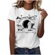thumbnail image 1 of Mujeres Manga Corta de Verano Tops Pascua Impresa Cuello Redondo, Blusa de Moda Casual para la Primavera, 1 of 4