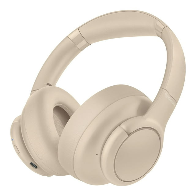 Audífonos Bluetooth multipunto con Extra Bass, color beige