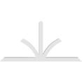 thumbnail image 4 of 84"W x 42"H x 4"D x 4"F, 12/12 Pitch, Richland Architectural Grade PVC Gable Bracket, 4 of 8