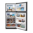 thumbnail image 4 of Frigidaire FGTR2037TD 30 Inch Freestanding Top Freezer Refrigerator Black Stainless Steel, 4 of 5