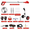 thumbnail image 5 of Weed Eaters Cordless with 2025 Upgraded Wheels, Tanbaby 3-in-1 Battery Powered, 6 inch Grass Trimmer & String Trimmer/Edger Kit for Lawn Garden Trimming, 5 of 10
