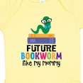 thumbnail image 4 of Inktastic Future Bookworm Like My Mommy Boys or Girls Baby Bodysuit, 4 of 5