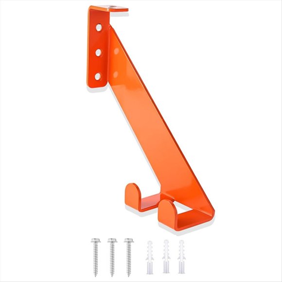 3 In1 Chainsaw Holder, Heavy Duty Chainsaw Wall Mount,10 Gauge Steel Chain Saw Hanger for Garage Organization,1*3 in1 Chainsaw Holder,Orange Color