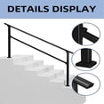 thumbnail image 2 of Danolapsi Outdoor Handrail, Stair Handrail, Deck Staircase Handrails with Adjustable Height, Outdoor Handrail Banisters- DIY Installation Kit, 2 of 7