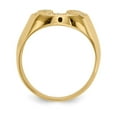 thumbnail image 2 of 14K Yellow Gold Ring Band Themed 3 to 16 mm (tapered), Size 7, 2 of 5