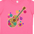 thumbnail image 4 of Inktastic Acoustic Guitar with Colorful Flowers Boys or Girls Toddler T-Shirt, 4 of 5