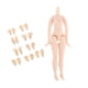 thumbnail image 2 of Muñeca 1/6 Hugo Piezas desnudas femeninas pares de manos Cosplay DIY piel blanca, 2 of 8