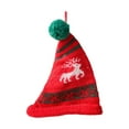 thumbnail image 1 of Gorro navideño mini Perfecl con pompón de moda color rojo 20 cm x 16 cm, 1 of 8
