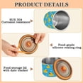 thumbnail image 5 of Duck Bubbles Airtight Coffee Bean Canister 17oz Food Storage Containers with Lids For Gournd, Tea, Sugar, Flour, Rice, Cereal, Candy Cookie Jar, 5 of 8