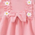 thumbnail image 4 of TOWED22 Toddler Infant Girl 2 Piece Lovely Clothing Sets Sleeveless Top and Shorts Sweet Summer Outfits Tank Tops with Graphic Print Cute Clothes(Red,0-6 M), 4 of 9