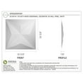 thumbnail image 2 of Ekena Millwork 19 5/8"W x 19 5/8"H Haven EnduraWall Decorative 3D Wall Panel (20-Pack for 53.49 Sq. Ft.), 2 of 12
