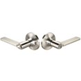 thumbnail image 1 of Yale YR23SBADA619 Residential Edge Privacy Push Button Lock with Seabrook Lever, Satin Nickel, 1 of 1