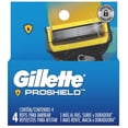 thumbnail image 4 of GILLETTE Proshield, Cartucho de Rastrillo para Afeitar, 4 Repuestos con 5 Hojas para Rasurar la Barba, Afeitado M&aacute;s al Ras, Rastrillo para Hombre, 4 of 10
