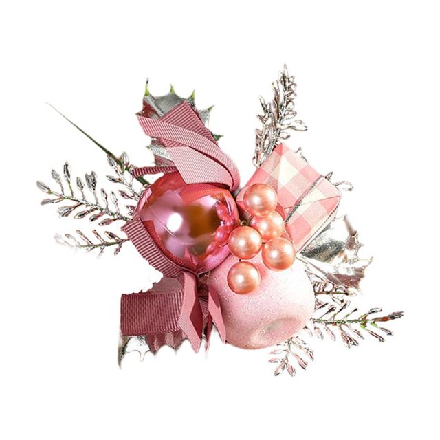 Wweixi Christmas Artificial Flowers Branch Decoration Household Wreath Decorative Type 5 1Set