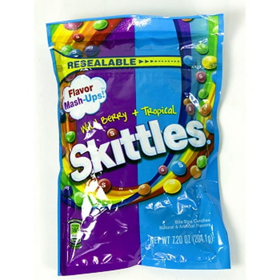 Skittles Peg Wld Bry   Tropical 12/7.2 Oz - Pack Of 12