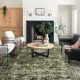 thumbnail image 5 of Cydiria Vintage Boho Traditional Oriental Faux Wool Area Rug, 6' x 9', Brown, 5 of 7