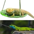 thumbnail image 3 of Reptile Hammock Reptile Swing Reptile Hammock Hand Woven Strong Load Bearing Gecko Lizard Swing Toy Round Bearded Swing Hanging Bed Lizard Hanging Bed, 3 of 8