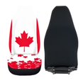 thumbnail image 5 of Jeiento Canadian Flag Car Front Seat Covers Soft Car Seat Cover Easy Installation Breathable Front Seat Cover Protection Interior Accessories Universal for Auto SUV 2 Pcs, 5 of 7
