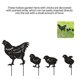 thumbnail image 2 of De Decoración Hueca De Metal Para Jardín, Gallina, Pollo, Estilo Retro Negro, Patio Creativo, Familia De Pollos, Jardín, Césped, Adornos De Pollo 4 Uds. Yuarrent HA017482-00, 2 of 7