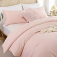 thumbnail image 3 of Twin/Twin XL Comforter Set for College Girls Boys Blush, 1 Boho Pink Comforter & 1 Pillowcase, Lightweight Kids Comforter Sets Dorm Bedding, 3 of 7