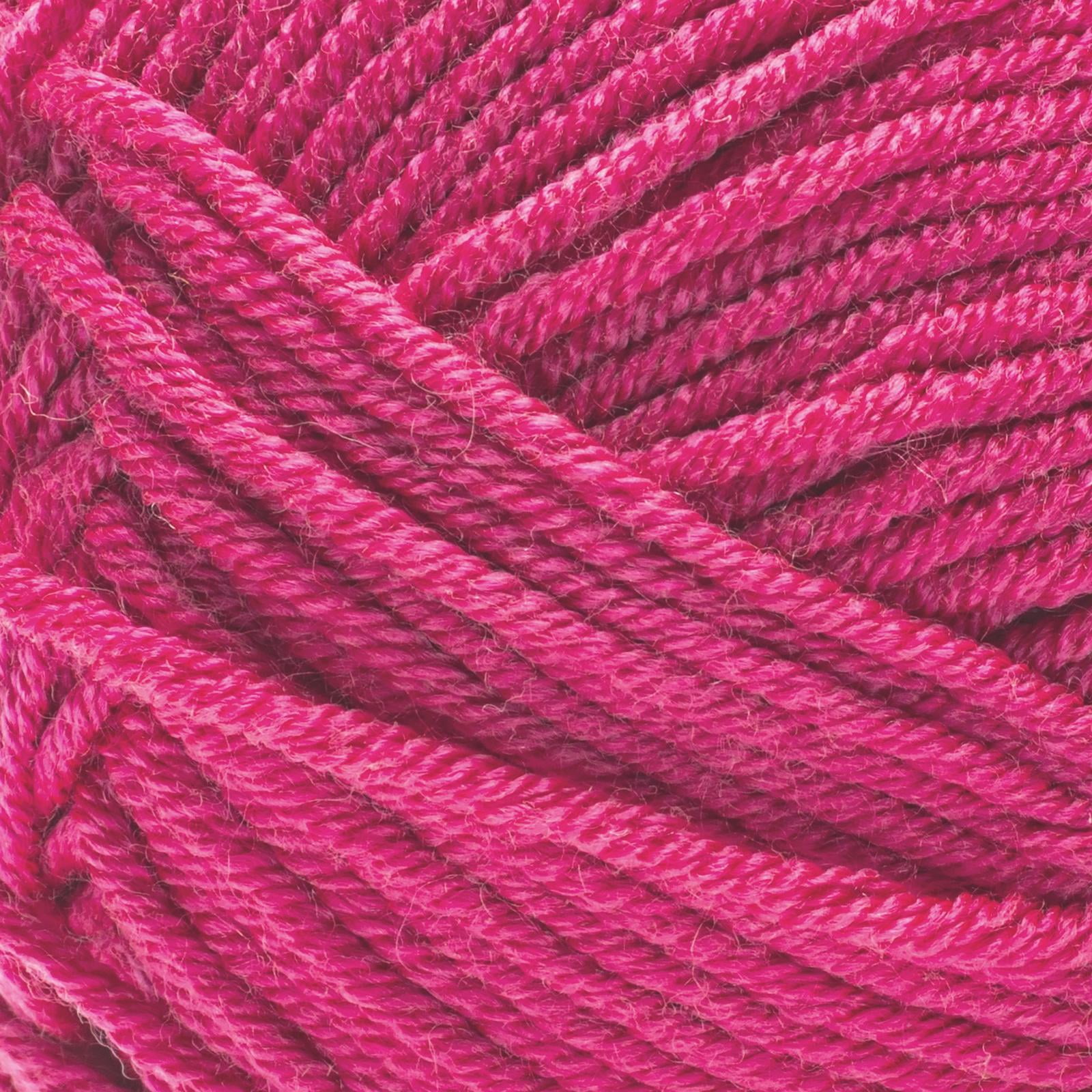 Caron® Simply Me Merino™ #3 DK (Light) Blend Yarn, Shocking Pink 3.5oz/100g 215 Yards