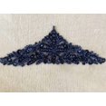 thumbnail image 3 of Aplicación de encaje con pedrería, cuentas y lentejuelas para coser, azul profundo, 3 of 4