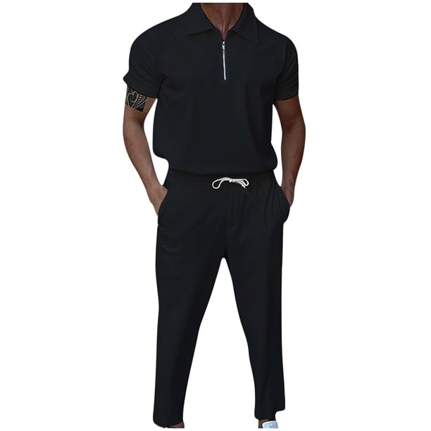 Pantalones Casuales de Manga Corta Larga para Hombres con Pantalones Cortos, 98% Algodón/2% Spandex para Deporte Y Caminata