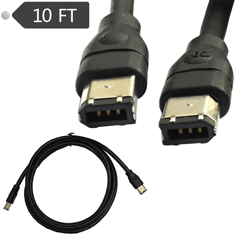 4-pin Firewire 12 Ft Firewire 400 Cable - 4-pin To 4-pin IEEE 1394 ...