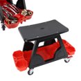 thumbnail image 1 of Mechanic Stool, High Strength Ergonomic Rolling Garage Stool Portable Durable  For Car Repair, 1 of 8
