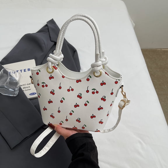 Fashionable and cute printed shoulder and underarm handbag