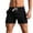 Black, variant on Brilliant Fashion Men's Shorts Gym Cotton Sports Elastic Mid-waist Lace-up Shorts Solid Three-point Pants,S-XXXXL clearance clothes under $25.00