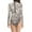 Grey, variant on Womens Mermaid One Piece Swimsuits Long Sleeve Athletic Swimsuit Sports Surfing Swimwear Bathing Suits