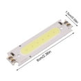thumbnail image 3 of COB LED Bar Lamp Module, 10Pcs 12V 2W COB Chip Light Source Fits For DIY LED Lamp Lighting Fixtures Lights For DIY Car Lamp Auto Working Light, 3 of 8