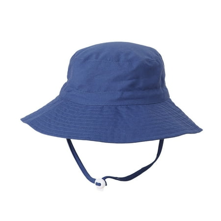 

Baby Summer Hat Cap Screen Cap Solid Care Beach Hat Blue