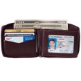 thumbnail image 2 of Alpine Swiss Zipper Bifold Wallet for Men Women RFID Protected Genuine Leather, 2 of 6