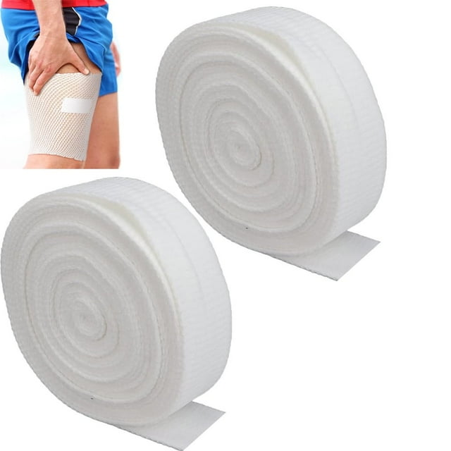 EIGTHTAIL 2 Roll Elastic Mesh Bandage Elastic Net Bandage Net Tubular Bandage Mesh Tubular Bandage Tubular Mesh Bandage Elastic Net Dressing Elastic Mesh Wound Dressing for Shoulder Thi
