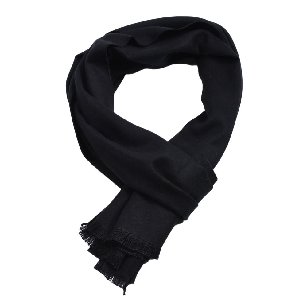 Connex Gear Mens Solid Jacquard Ribbed Winter Scarf