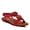 RED, variant on Spring Step Nectarine Sandals for Womens - Ladies Sandals with Chic Flower Grabbing t-Straps - Casuals Womens Sandals with Stretch Back Strap