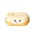 thumbnail image 2 of Oleegame 2PC Stainless Steel Cutlery Set Cute Cute Lunch Box For Students To Eat Lunch Box Portable Girl Fruit Light Food Lunch Box, 2 of 4