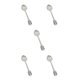 thumbnail image 2 of Ounissouiy Cuchara de postre Retro con cabeza de cristal, cuchara para té y café, cuchara para condimentos, cucharón con mango de diamante, Type2 NO2, 2 of 6