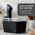 thumbnail image 4 of Greater Goods 12 Quart Sous Vide Container with Lid and Rack, Protective Sleeve - Onyx Black, 4 of 8