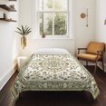 thumbnail image 4 of Sage Green Small Tapestry for Bedroom Wall Hanging Tapestry,Southwest Tribal Antique Boho-Chic Heritage Ceiling Backdrop Tapestries Poster Blanket Wall Decor for Teens Room Living Room Dorm 23" x 28", 4 of 8