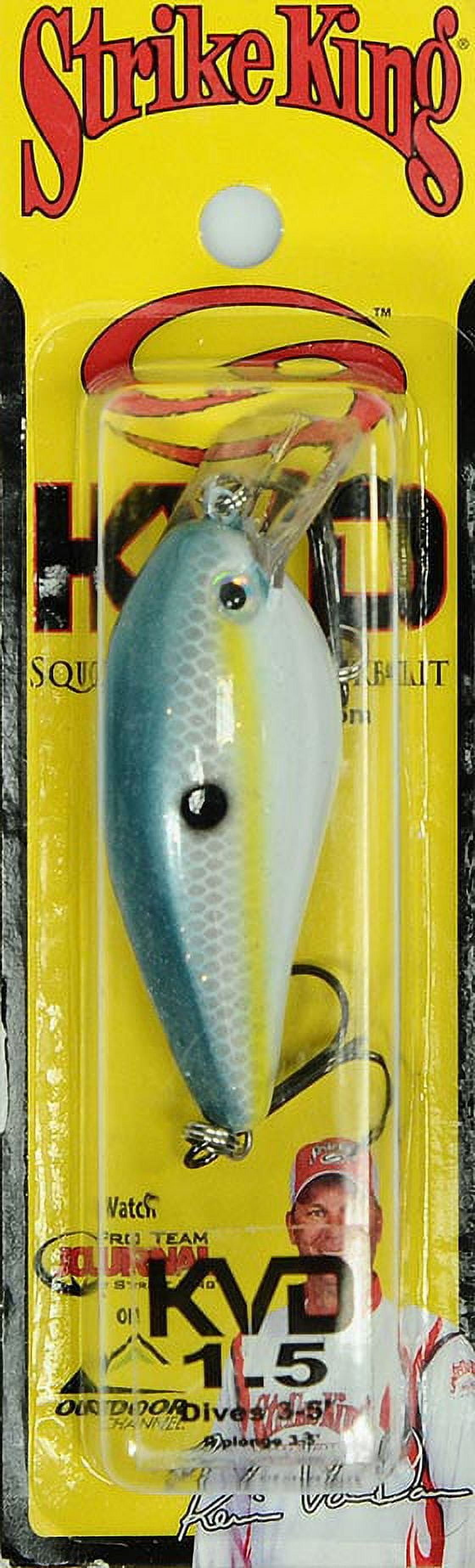 (2 pack) Strike King KVD Squarebill 1.5 Crankbait Sexy Shad Hard Bait Lure
