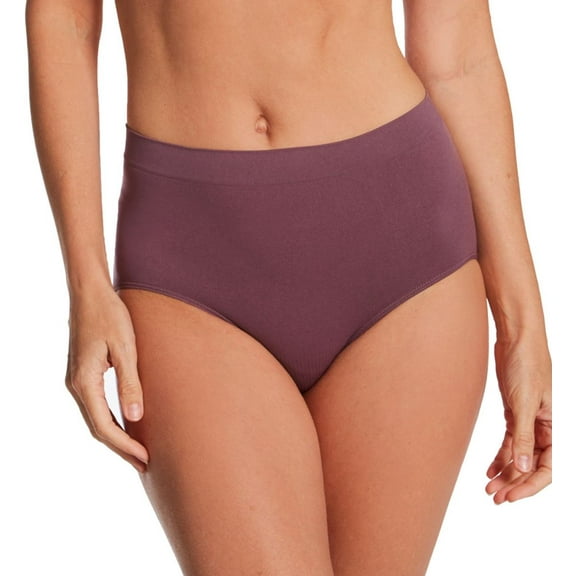 Women's Bali DF2361 One Smooth U All-Around Smoothing Brief Panty (Currant Purple 9)