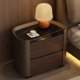 thumbnail image 2 of Tablero de roca para dormitorio, almacenamiento de doble capa, mesita de noche, sala de estar, gabinete de almacenamiento de Color contrastante, gabinetes laterales para TV, 2 of 3