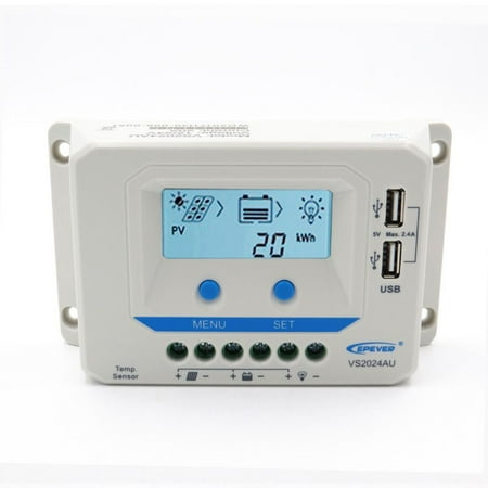 

GLFILL Pwm Series Charge Controller Vs Au With Lcd Display Usb Connection Inverter