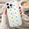 thumbnail image 1 of iPhone 16 Pro Max Étui Transparente - Design Bumble Bleu et Jaune, 1 of 1