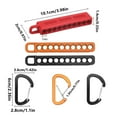 thumbnail image 3 of GUYUTING Screwdriver Bit Organizer 3Pcs Rubber Aluminum Alloy For 14 Hex Bits Colour Coded Carabiner Clip Toolbox Storage, 3 of 9