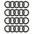 thumbnail image 4 of 20pcs 12mm x 2mm Nitrile Butadiene Rubber O Ring Oil Sealing Ring Gasket Black, 4 of 4