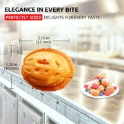 ALDKitchen Walnut-Shape Waffle Maker | Stuffed Waffle Iron | 23 Nut Waffles | 110V